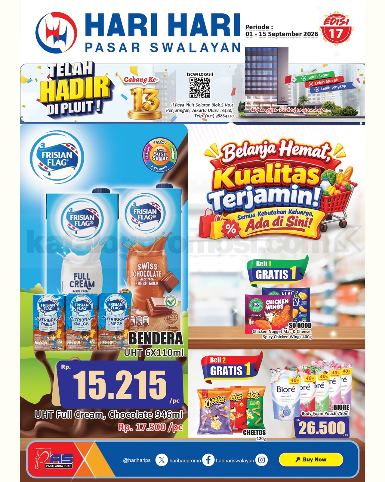 Promo Hari Hari Pasar Swalayan Katalog 01-15 September 2026 Promo Hari Hari Pasar Swalayan Katalog 01-15 September 2026