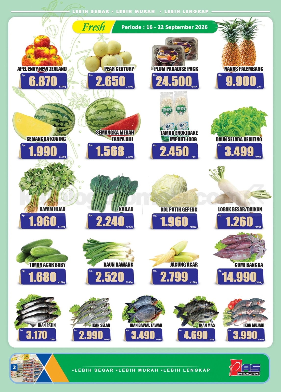 Promo Hari Hari Pasar Swalayan Katalog 16-30 September 2026