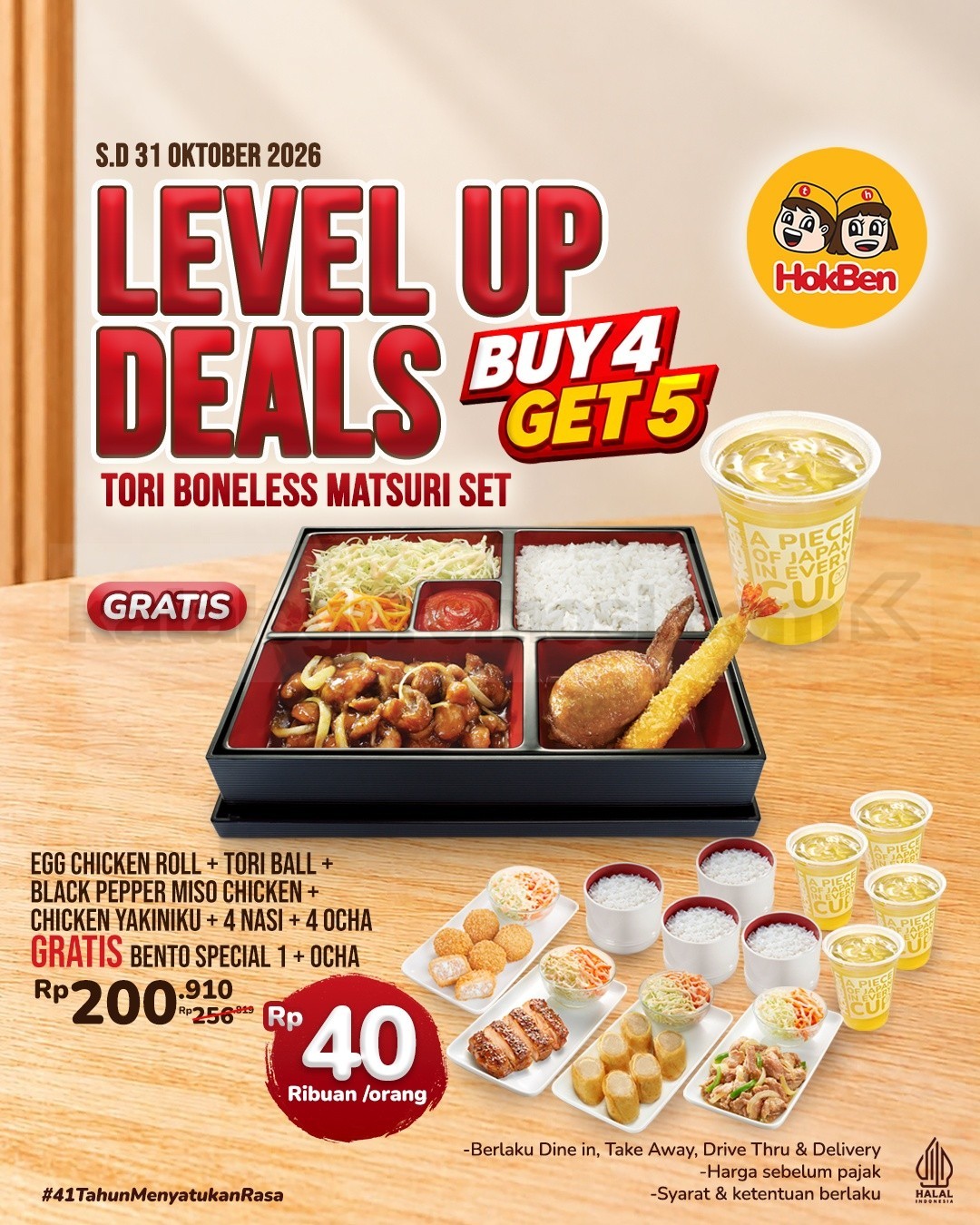 Promo HokBen Level Up Deals Mulai Rp25 Ribuan Promo HokBen Level Up Deals Mulai Rp25 Ribuan 4