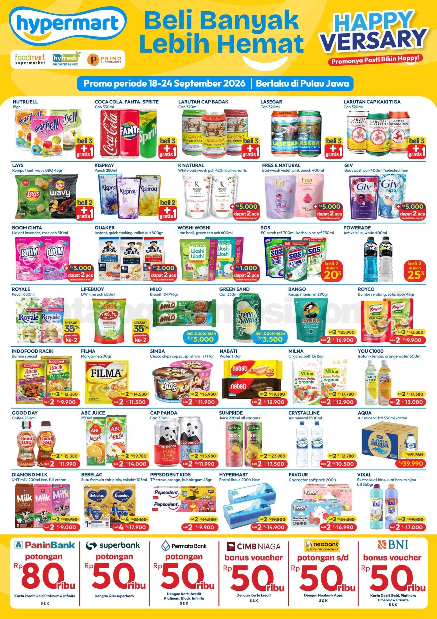 Promo Hypermart Weekday 21-24 September 2026