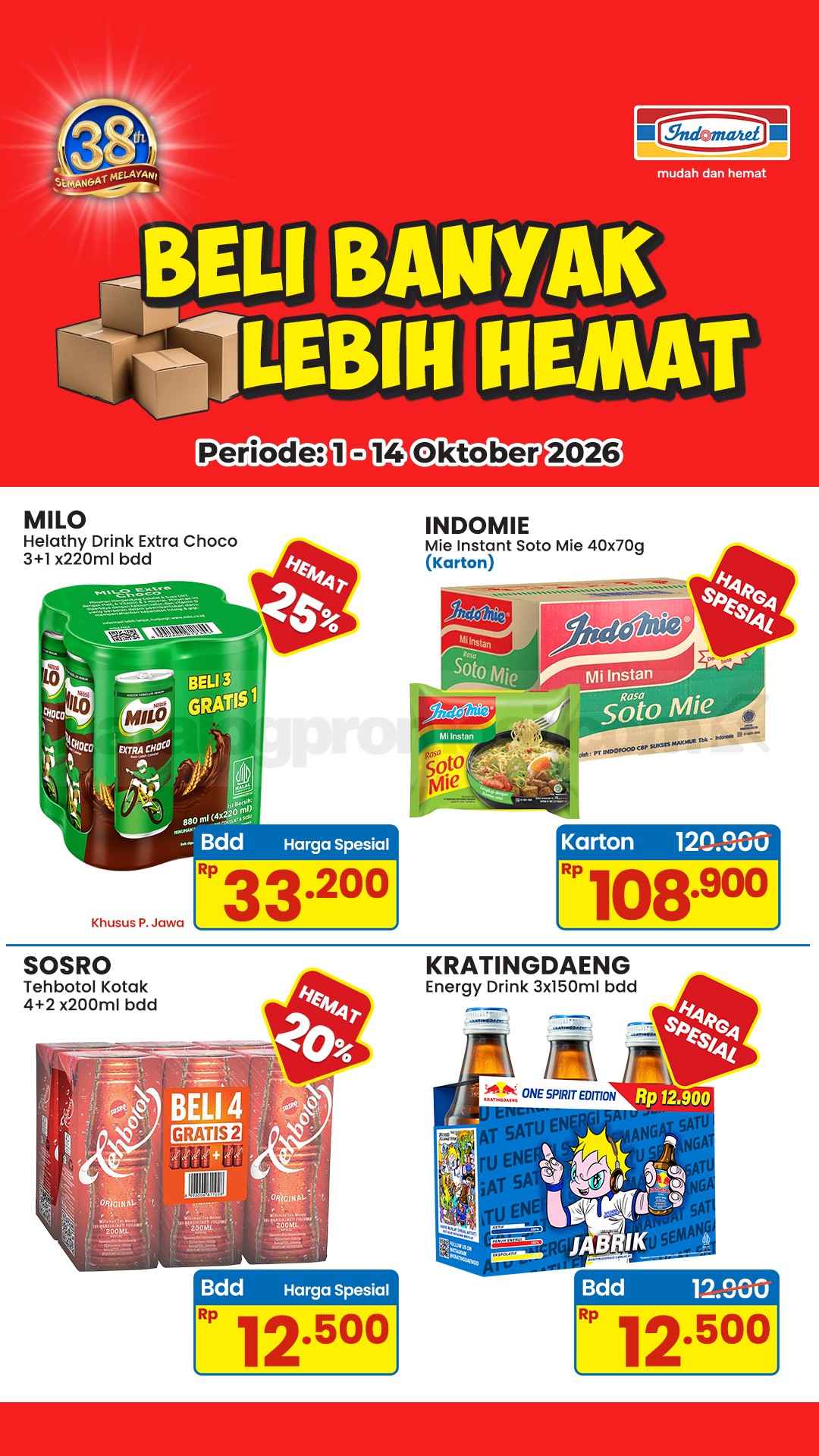 Promo Indomaret Beli Banyak Lebih Hemat 01-14 Oktober 2026 Promo Indomaret Beli Banyak Lebih Hemat 01-14 Oktober 2026