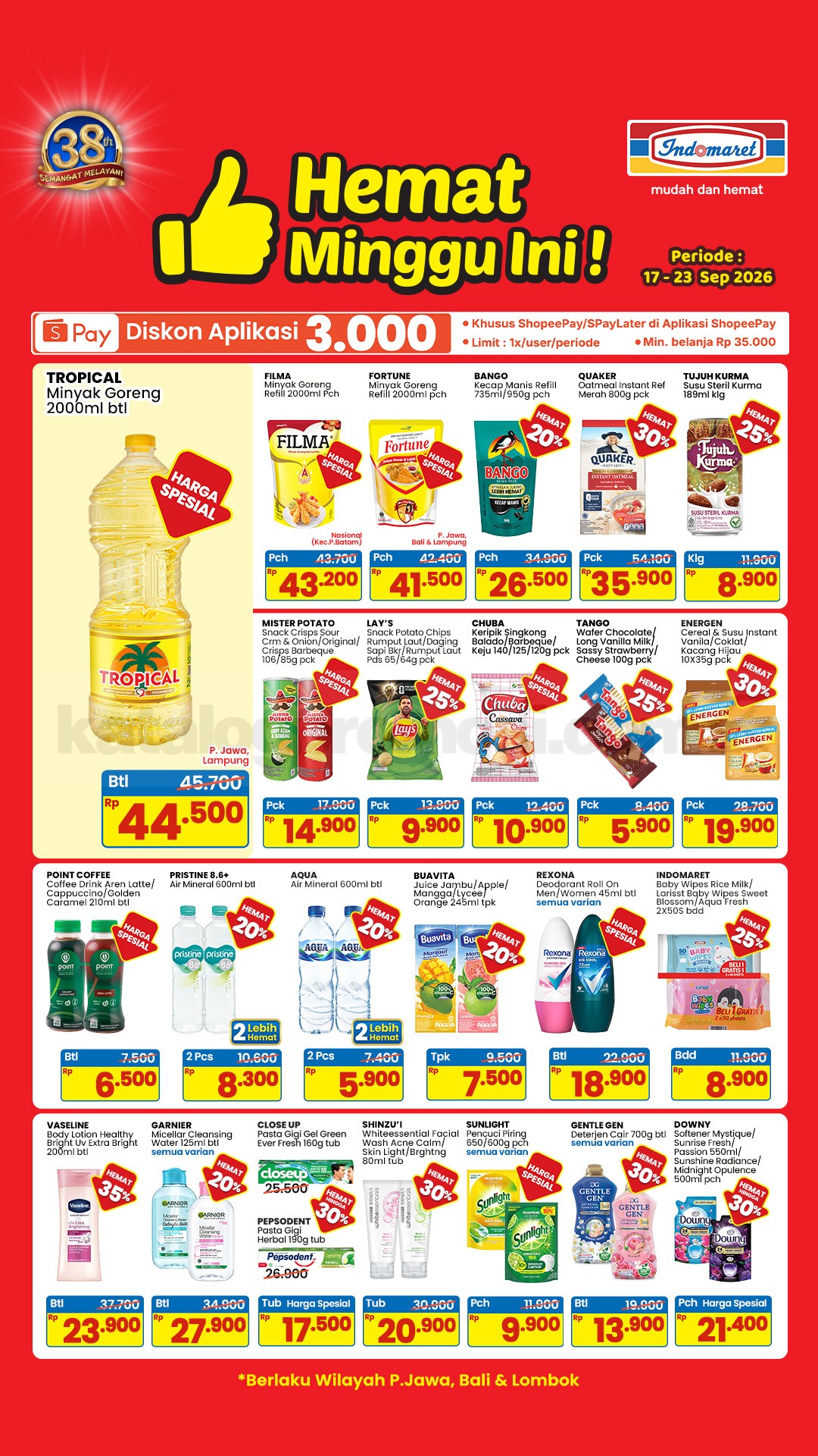 PROMO INDOMARET Hemat Minggu ini 17-23 September 2026 PROMO INDOMARET Hemat Minggu ini 17-23 September 2026