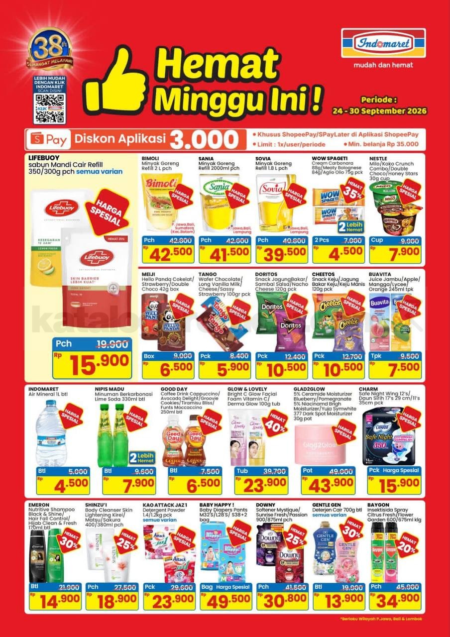PROMO INDOMARET Hemat Minggu ini 24-30 September 2026