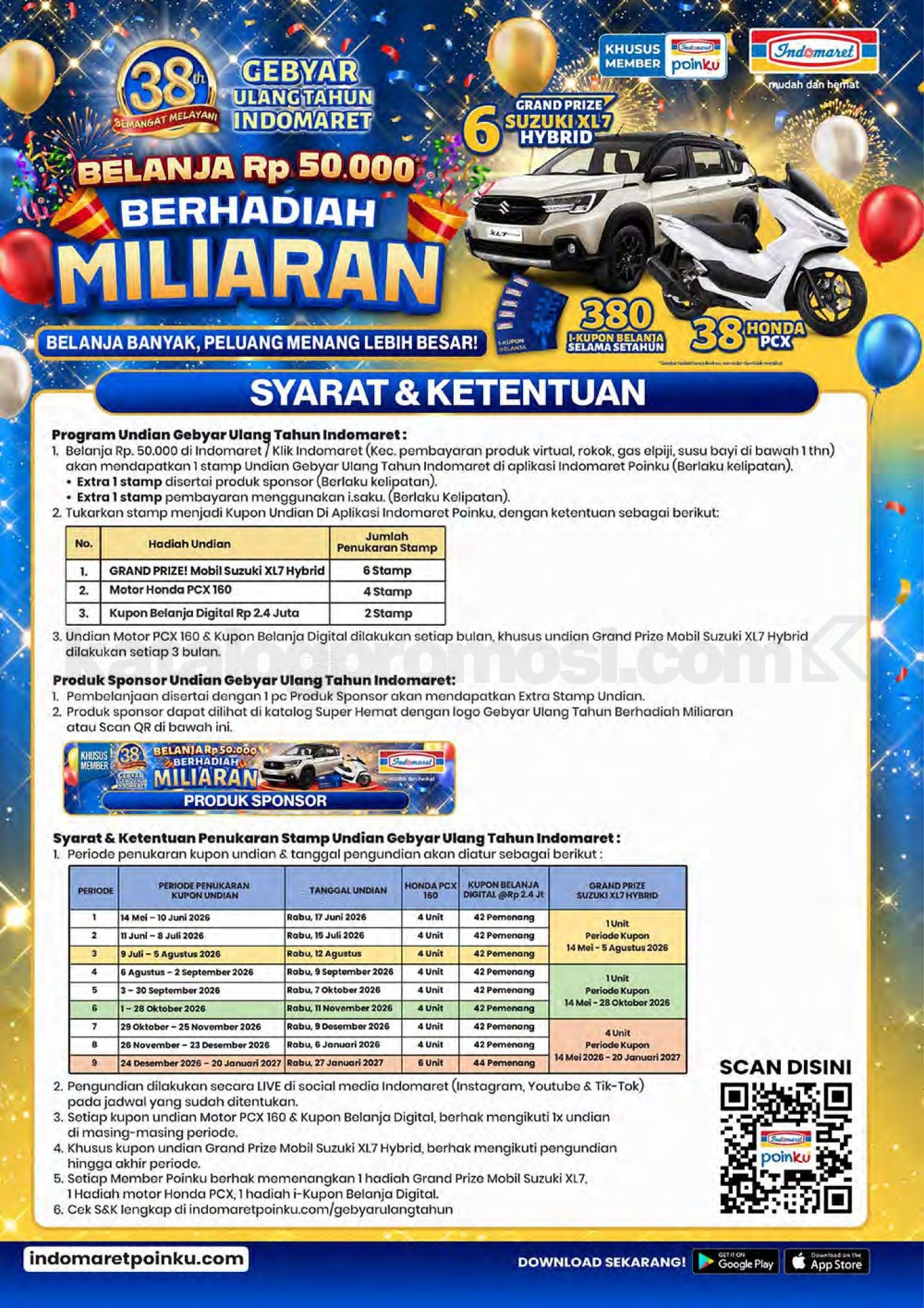Promo Indomaret Katalog Terbaru 01-14 Oktober 2026
