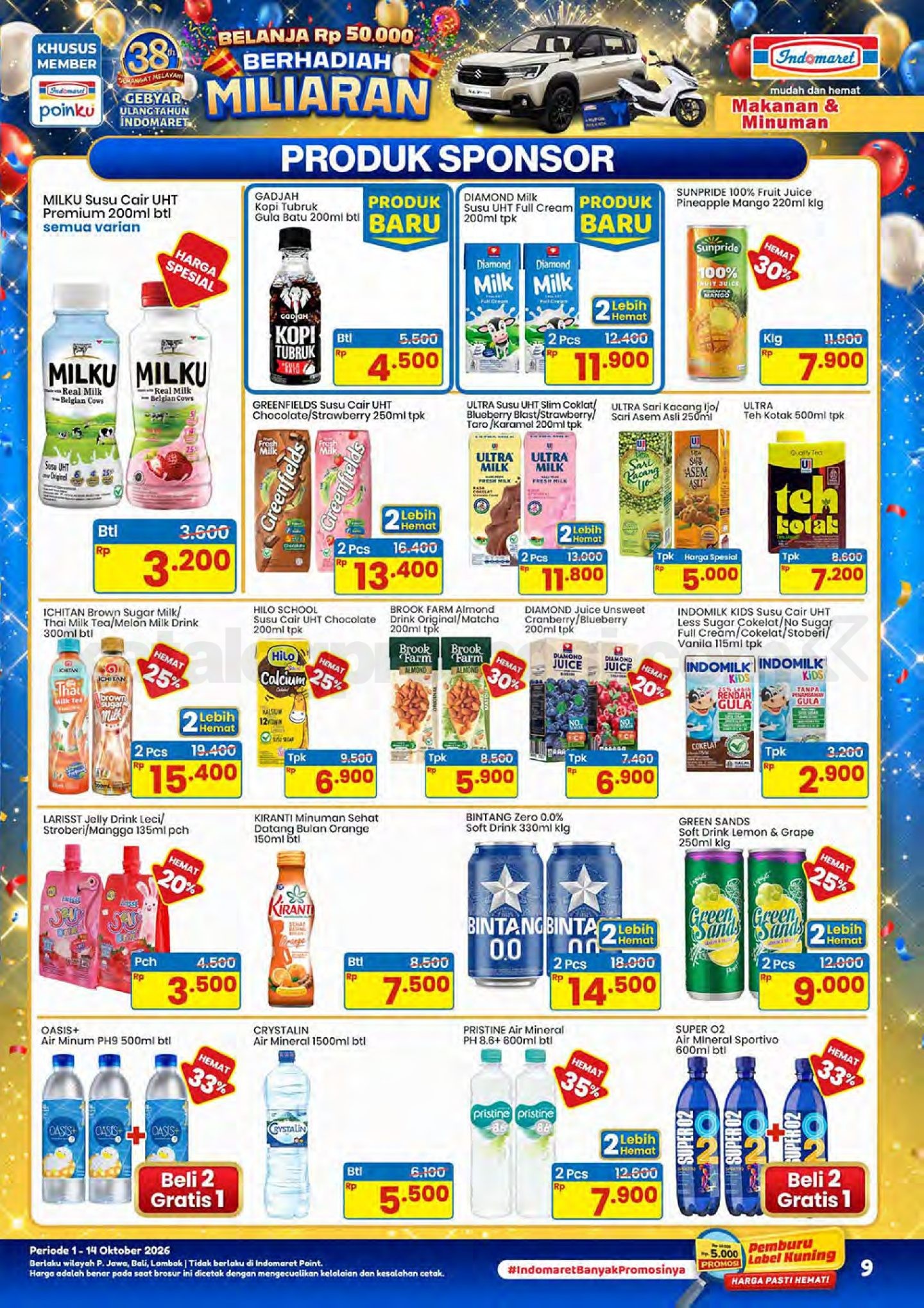 Promo Indomaret Katalog Terbaru 01-14 Oktober 2026