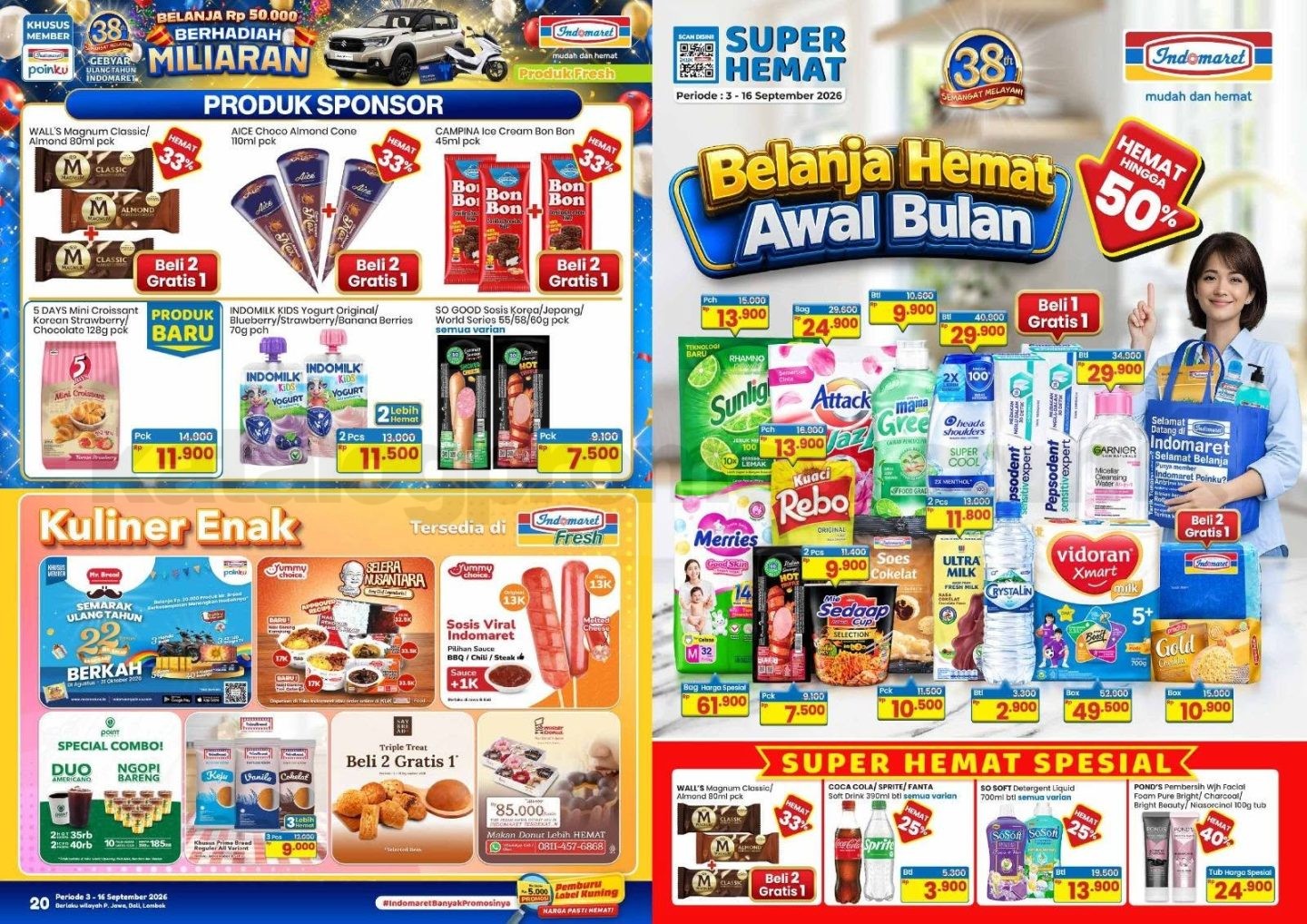Promo Indomaret Katalog Terbaru 03-16 September 2026