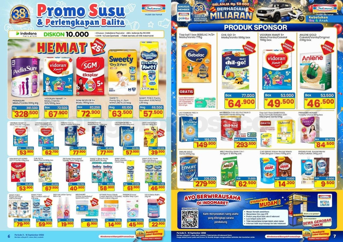 Promo Indomaret Katalog Terbaru 03-16 September 2026