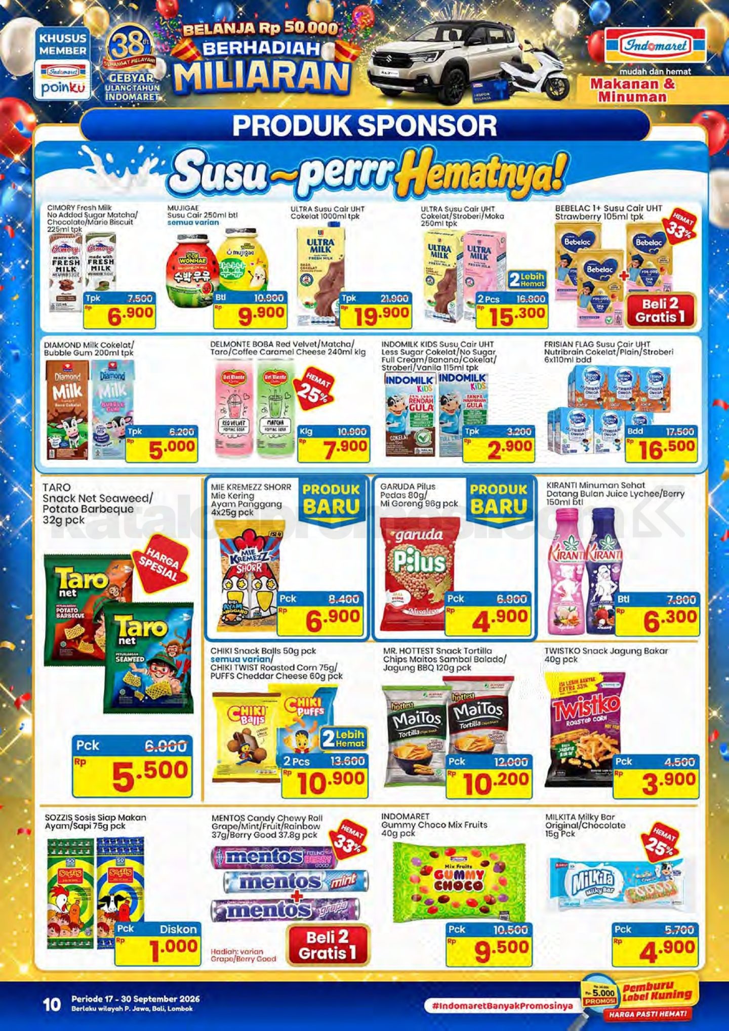 Promo Indomaret Katalog Terbaru 17-30 September 2026 Promo Indomaret Katalog Terbaru 17-30 September 2026 9