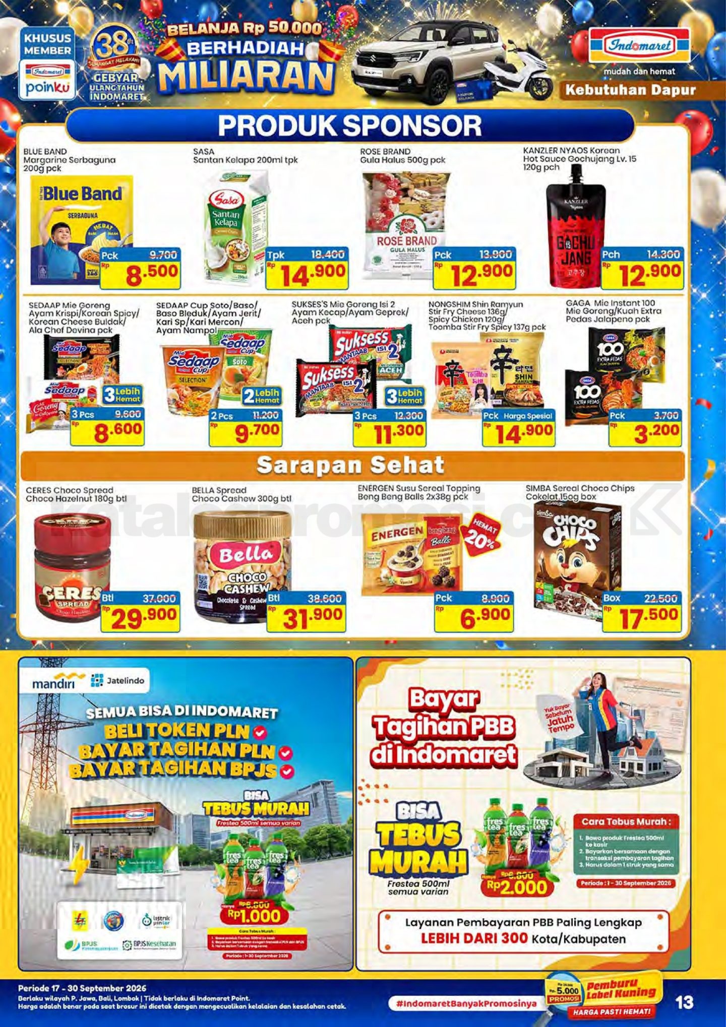 Promo Indomaret Katalog Terbaru 17-30 September 2026 Promo Indomaret Katalog Terbaru 17-30 September 2026 12