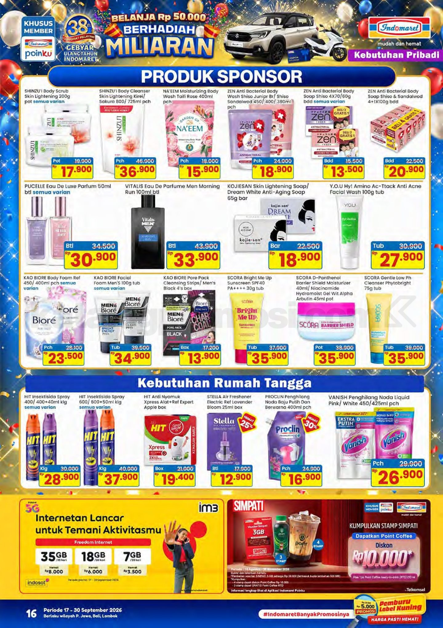 Promo Indomaret Katalog Terbaru 17-30 September 2026 Promo Indomaret Katalog Terbaru 17-30 September 2026 15