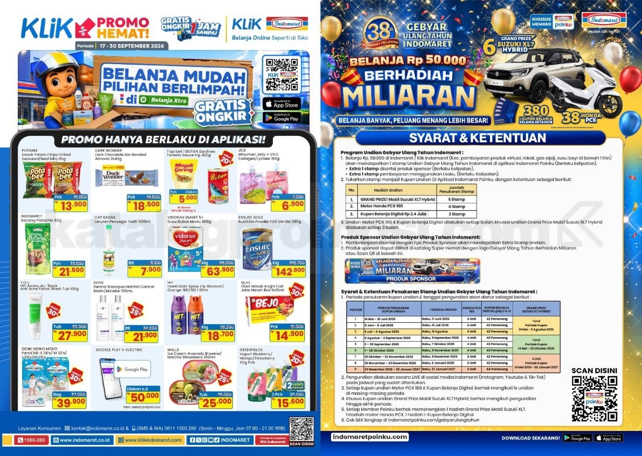 Promo Indomaret Katalog Terbaru 17-30 September 2026