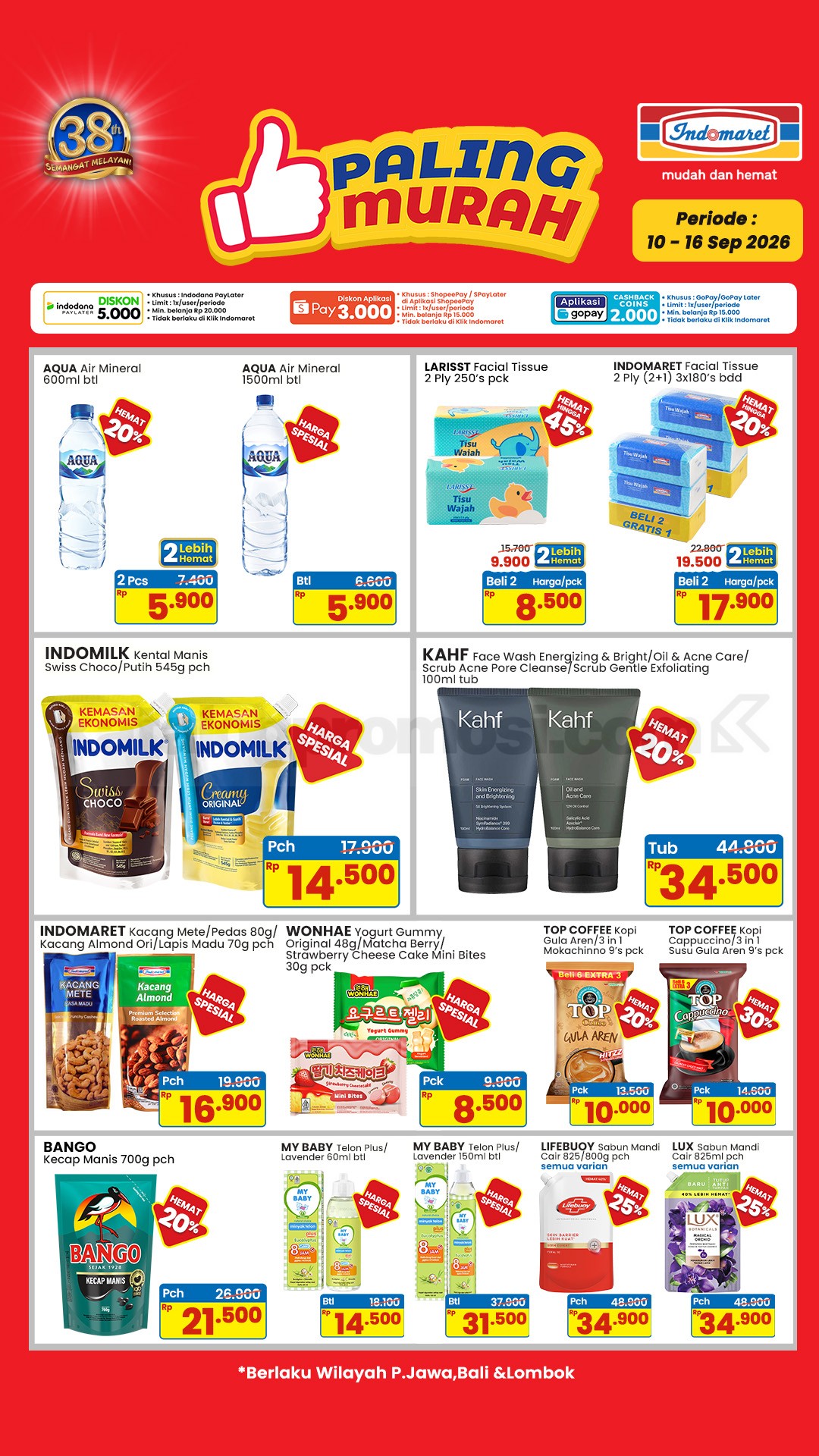 Promo INDOMARET PALING MURAH 10-16 September 2026