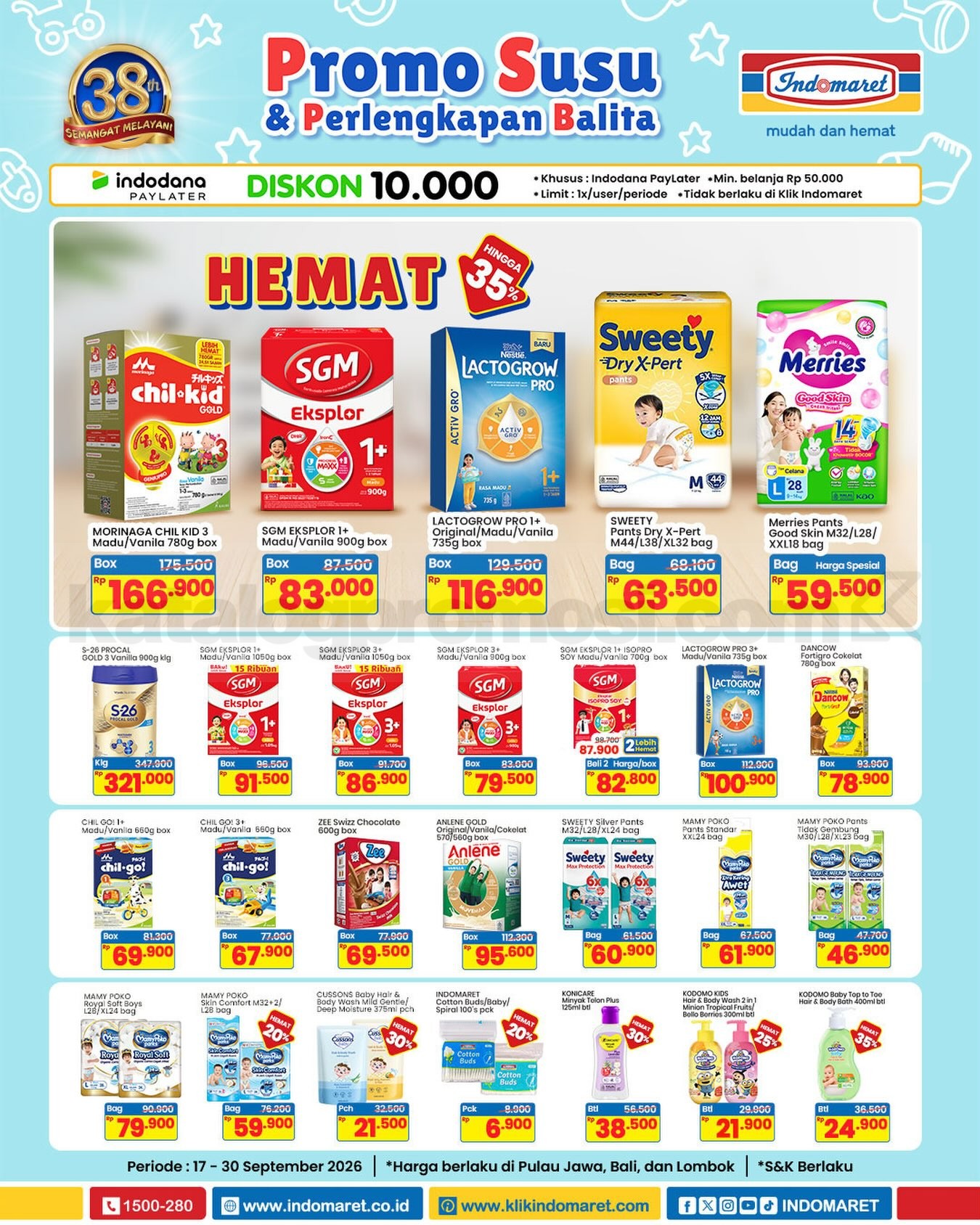 Promo Indomaret Susu & Perlengkapan Balita 17-30 September 2026 Promo Indomaret Susu & Perlengkapan Balita 17-30 September 2026