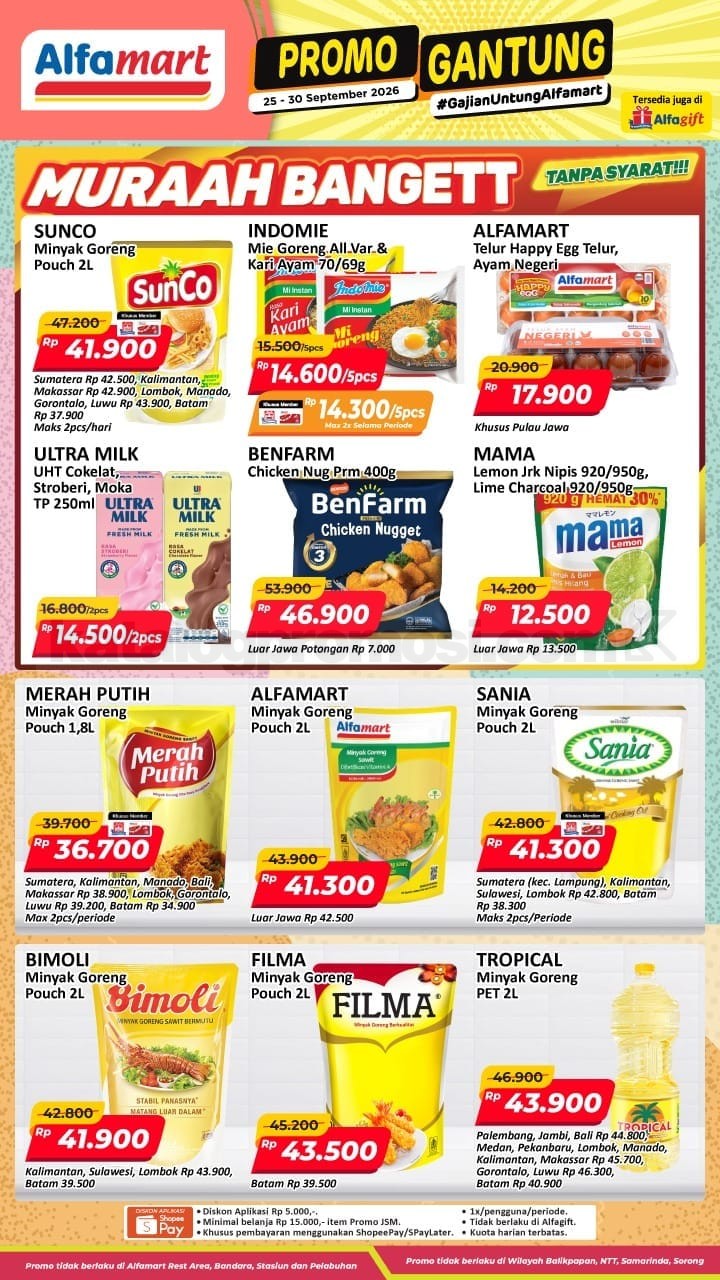Promo JSM Alfamart 25-27 September 2026 untuk Minggu ini Promo JSM Alfamart 25-27 September 2026 untuk Minggu ini