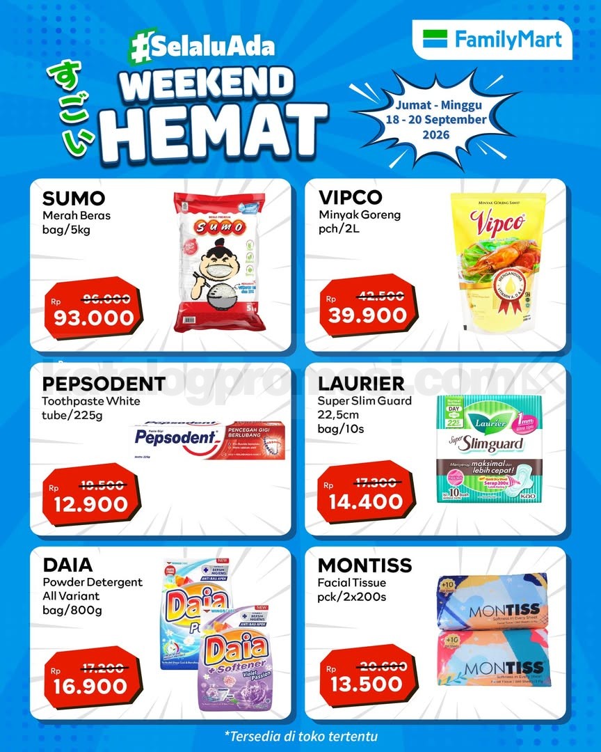 Promo JSM FAMILYMART 18-20 September 2026
