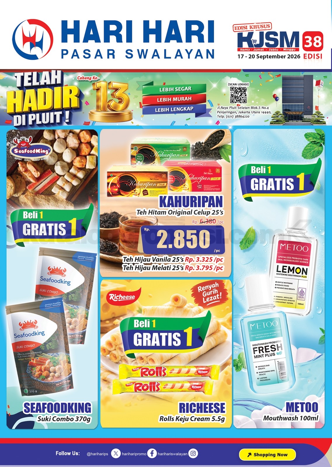 Promo JSM Hari Hari Swalayan 17-20 September 2026 Promo JSM Hari Hari Swalayan 17-20 September 2026