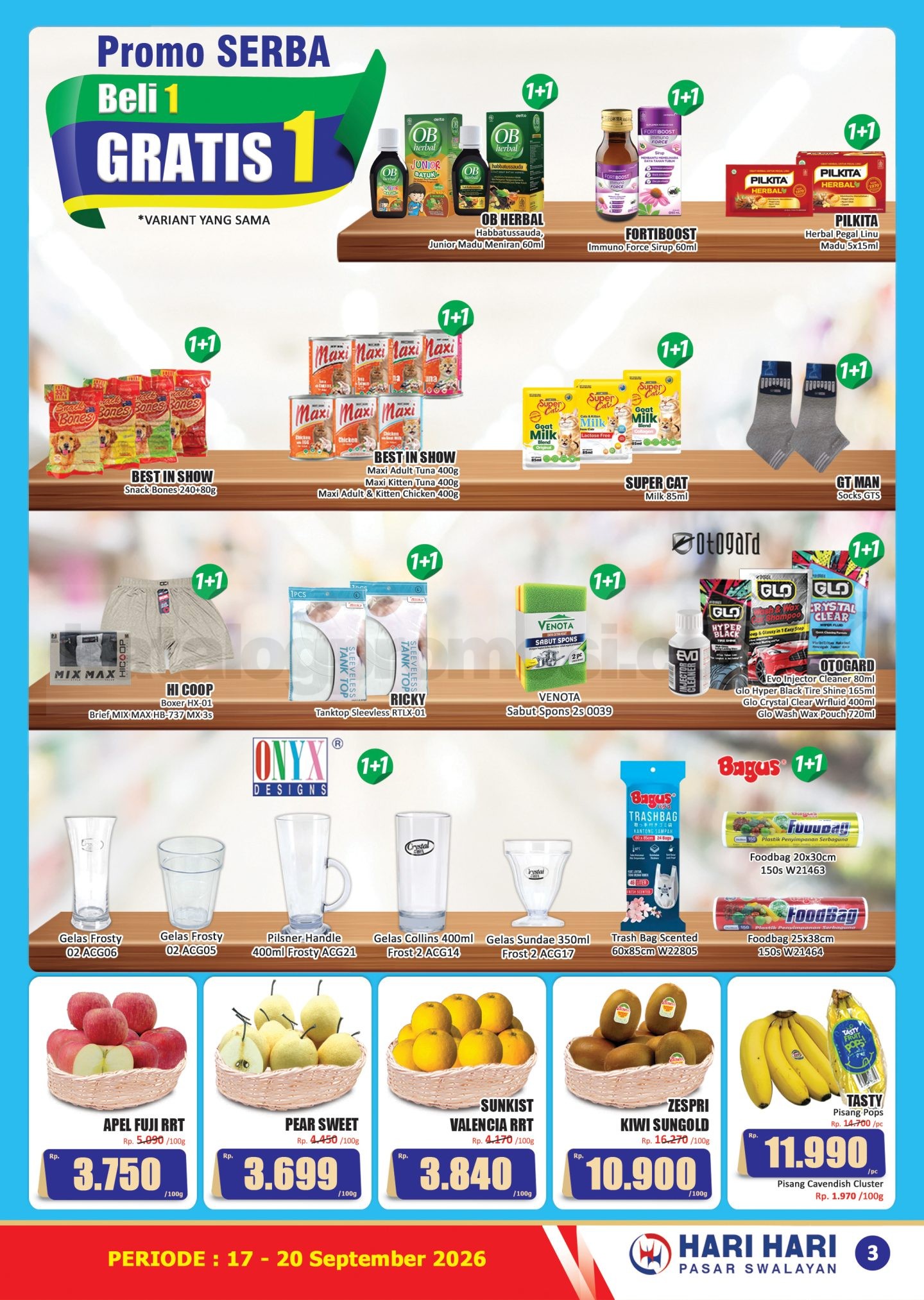 Promo JSM Hari Hari Swalayan 17-20 September 2026 Promo JSM Hari Hari Swalayan 17-20 September 2026 2