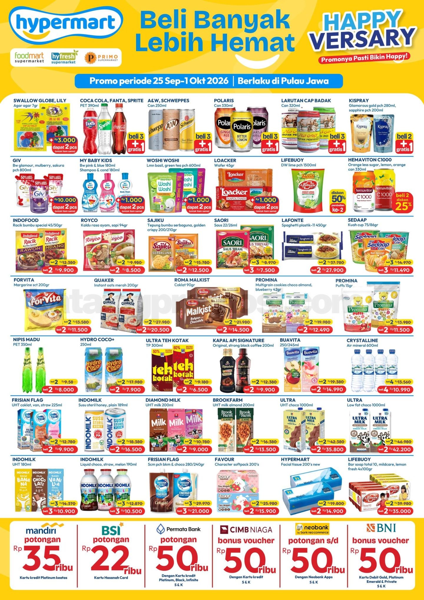 PROMO JSM HYPERMART 25 September - 01 Oktober 2026