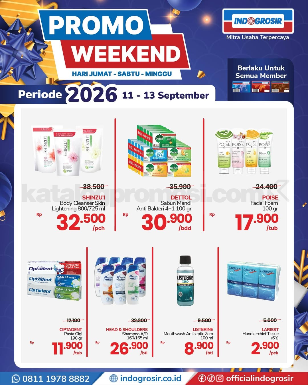 Promo JSM INDOGROSIR Weekend 11-13 September 2026 Promo JSM INDOGROSIR Weekend 11-13 September 2026 3