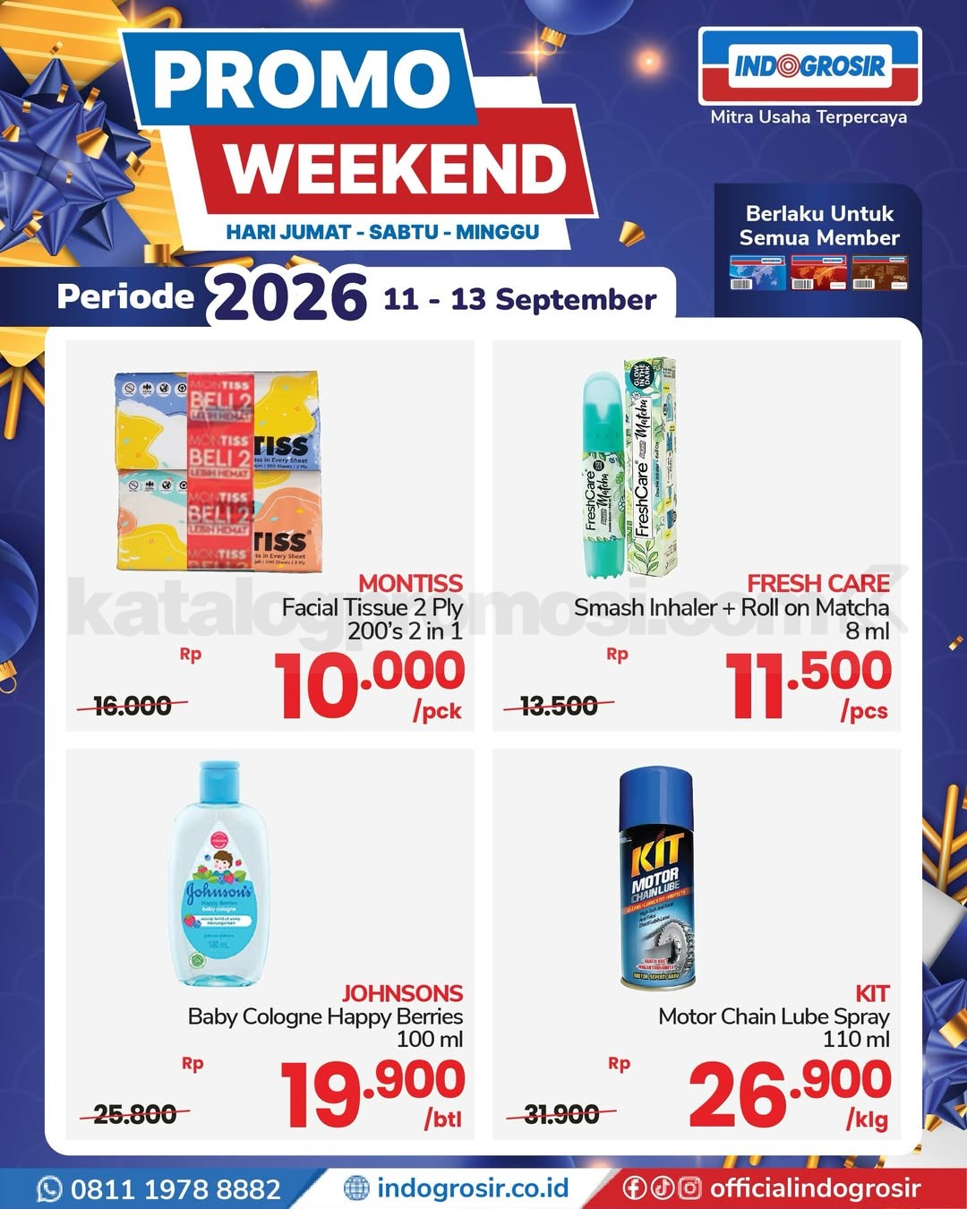 Promo JSM INDOGROSIR Weekend 11-13 September 2026 Promo JSM INDOGROSIR Weekend 11-13 September 2026 4
