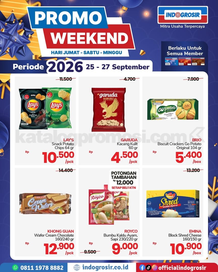 Promo JSM INDOGROSIR Weekend 25-27 September 2026 Promo JSM INDOGROSIR Weekend 25-27 September 2026 1