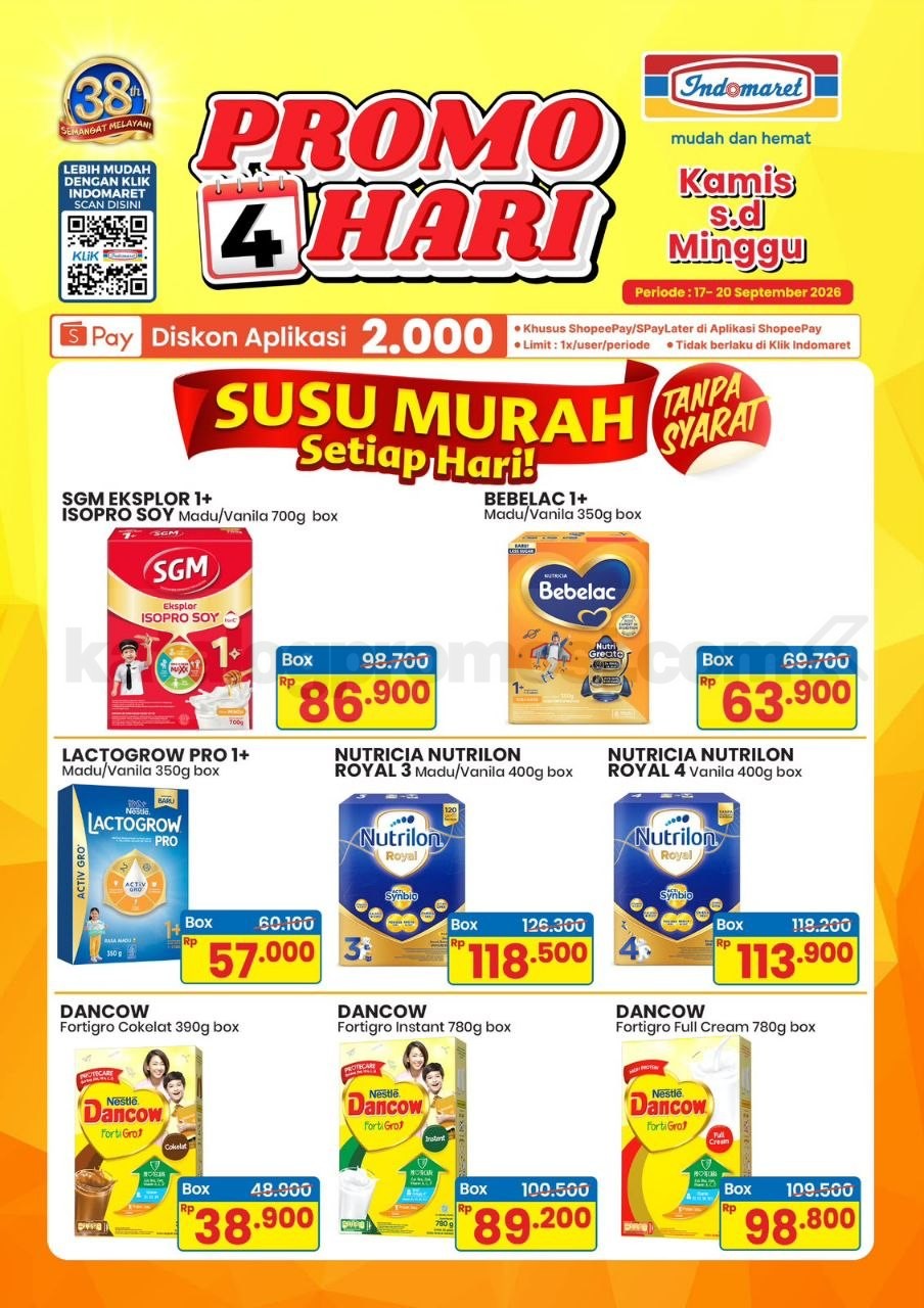 Promo JSM Indomaret 17-20 September 2026 Minggu Ini