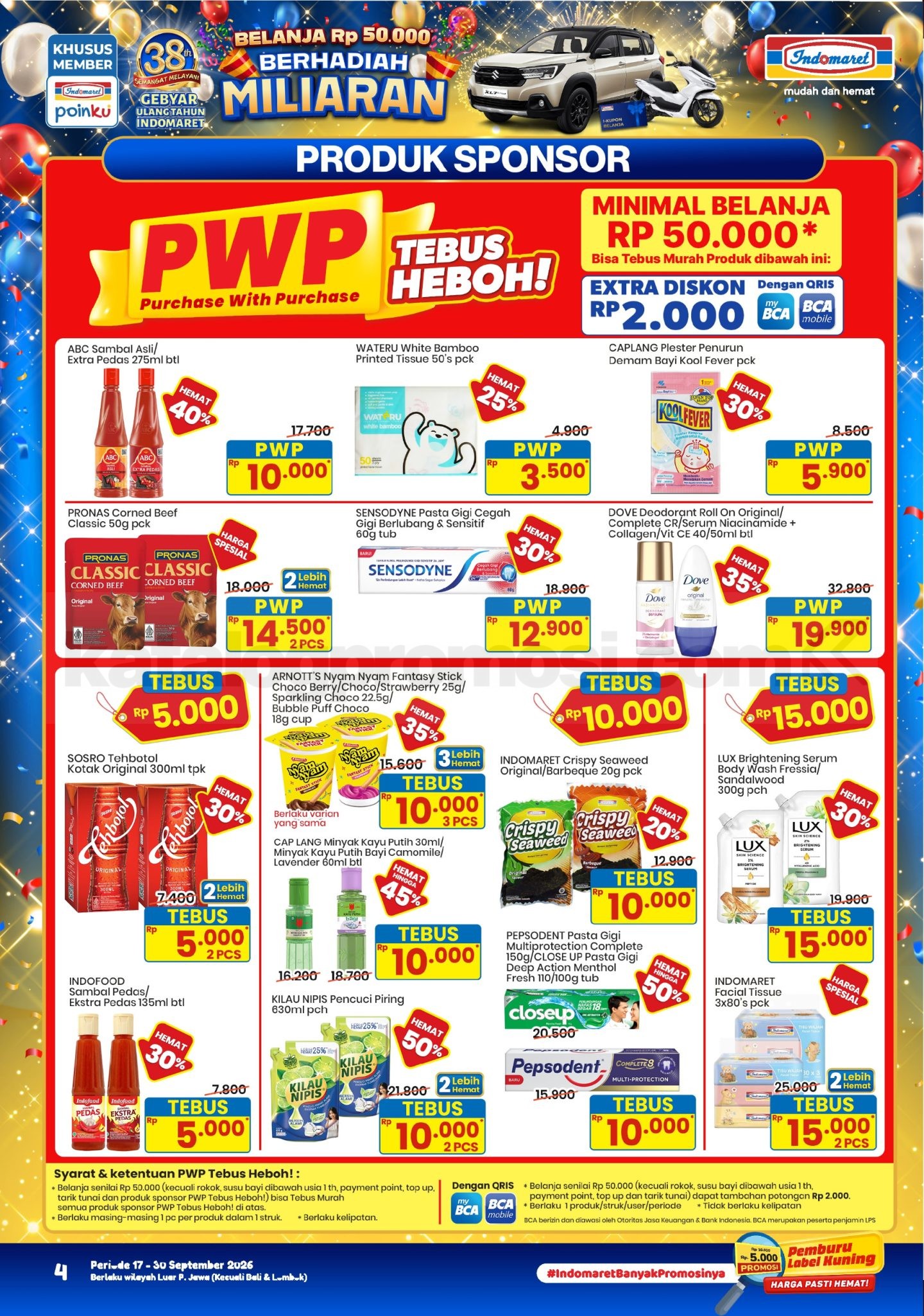 Promo JSM Indomaret 17-20 September 2026 Minggu Ini