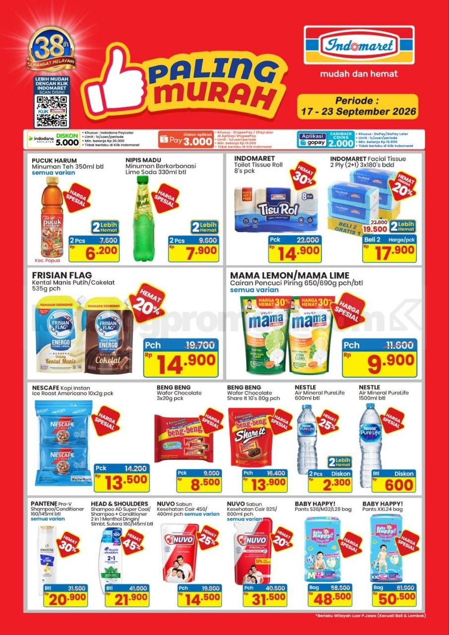 Promo JSM Indomaret 17-20 September 2026 Minggu Ini