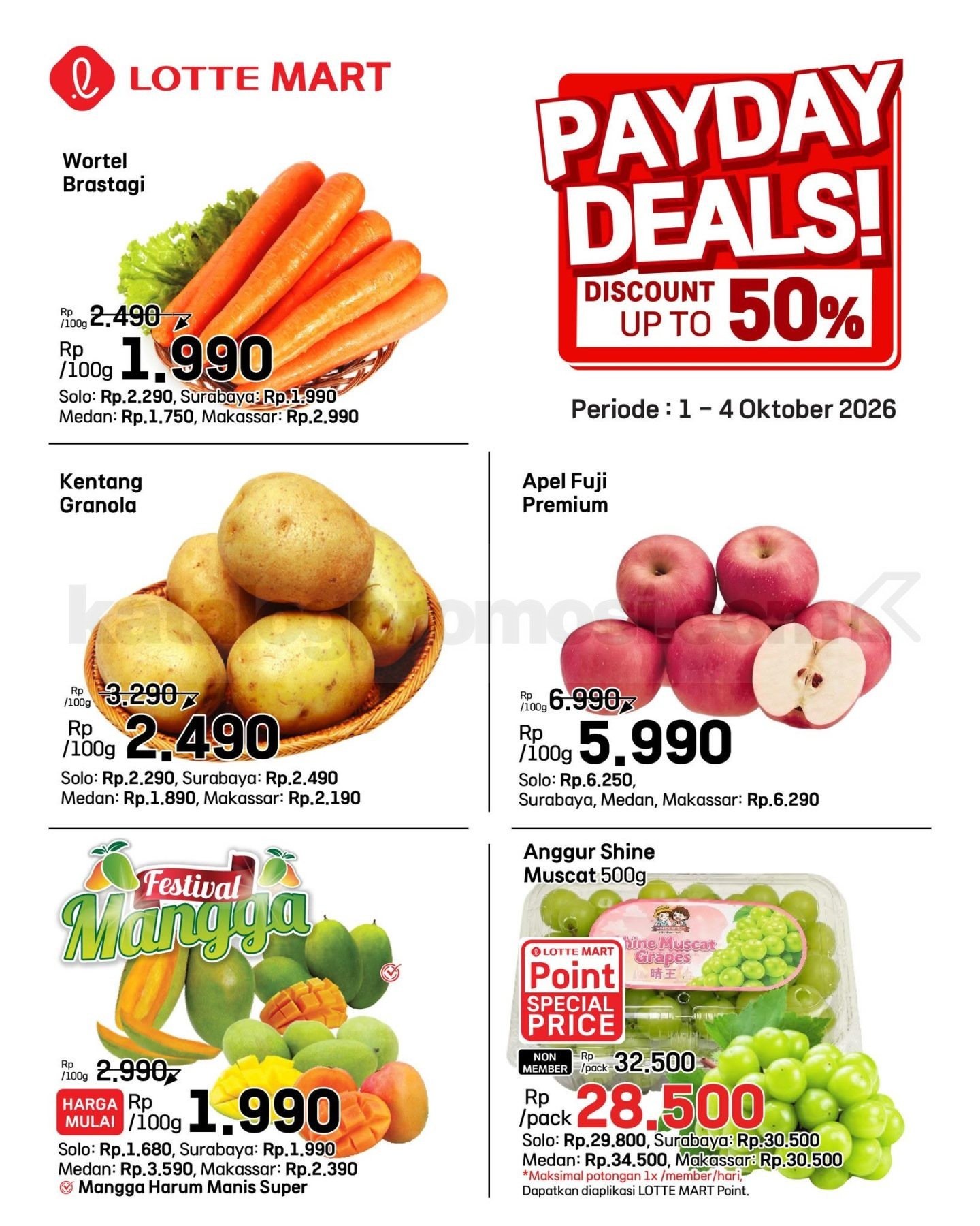 Promo JSM Lottemart Weekend 01-04 Oktober 2026 Promo JSM Lottemart Weekend 01-04 Oktober 2026 3