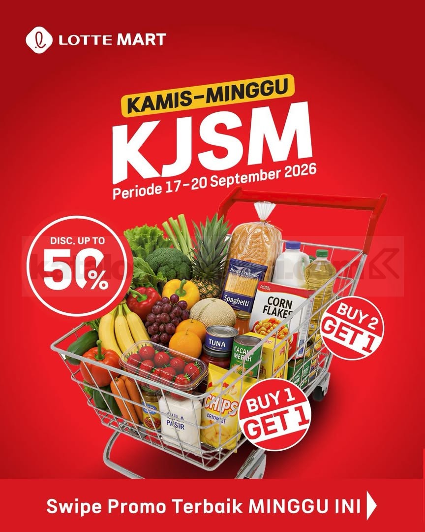 Promo JSM Lottemart Weekend 17-20 September 2026