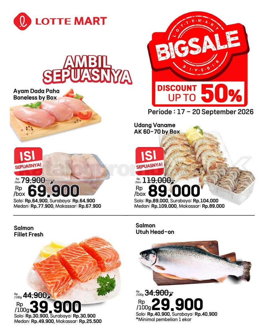 Promo JSM Lottemart Weekend 17-20 September 2026