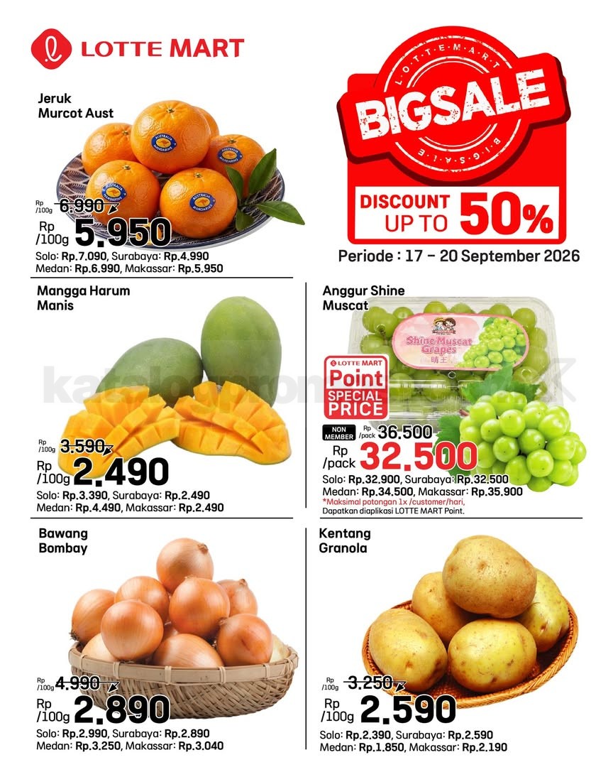 Promo JSM Lottemart Weekend 17-20 September 2026