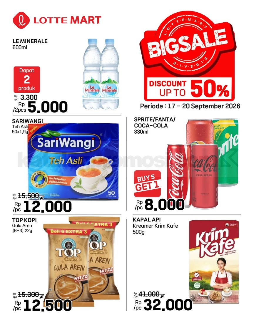 Promo JSM Lottemart Weekend 17-20 September 2026