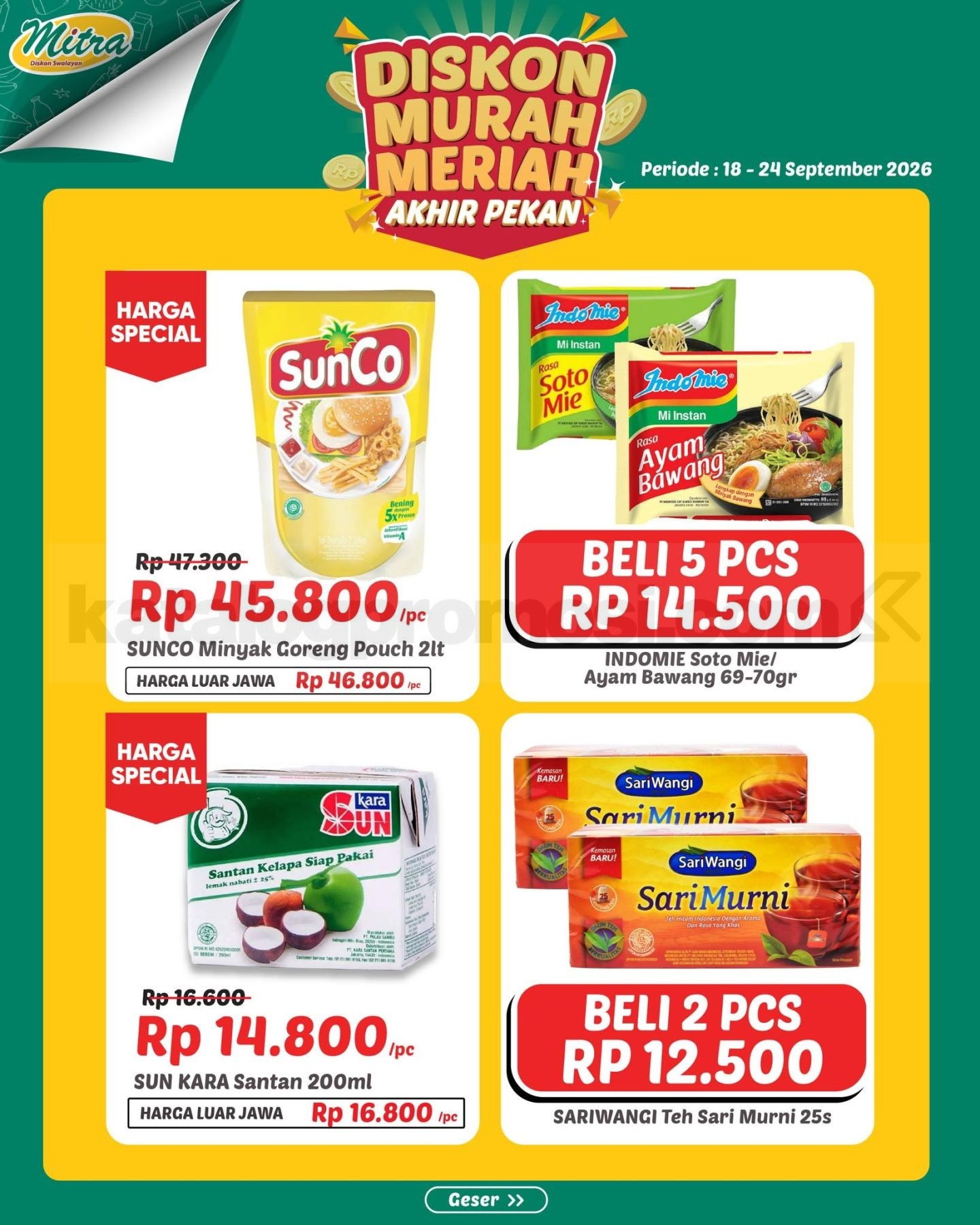 Promo JSM Mitra Diskon Swalayan 18-24 September 2026