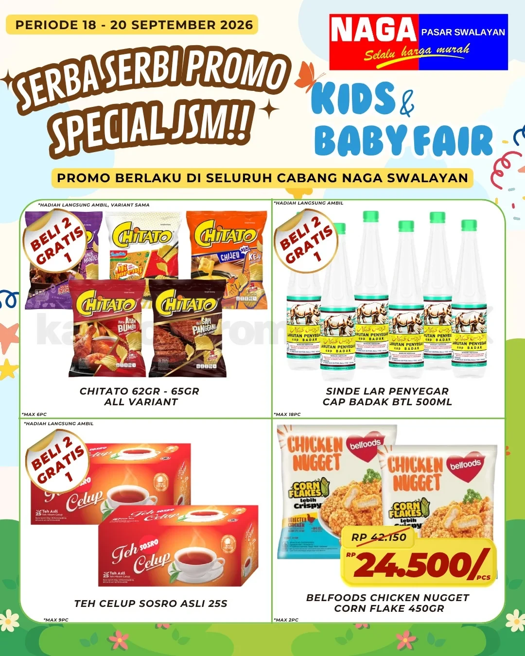 Promo JSM Naga Swalayan Weekend 18-20 September 2026 Promo JSM Naga Swalayan Weekend 18-20 September 2026