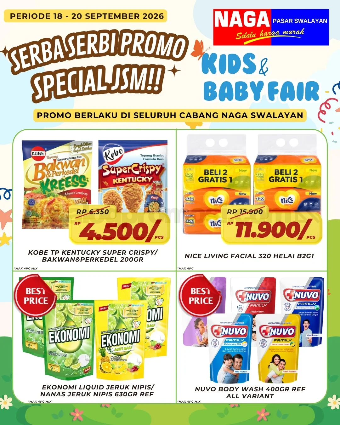 Promo JSM Naga Swalayan Weekend 18-20 September 2026 Promo JSM Naga Swalayan Weekend 18-20 September 2026 1