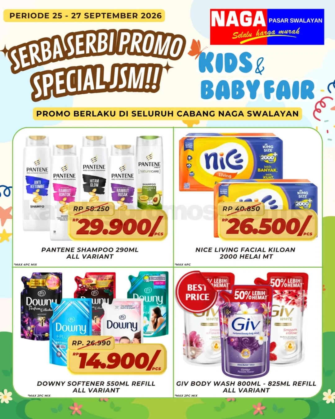 Promo JSM Naga Swalayan Weekend 25-27 September 2026