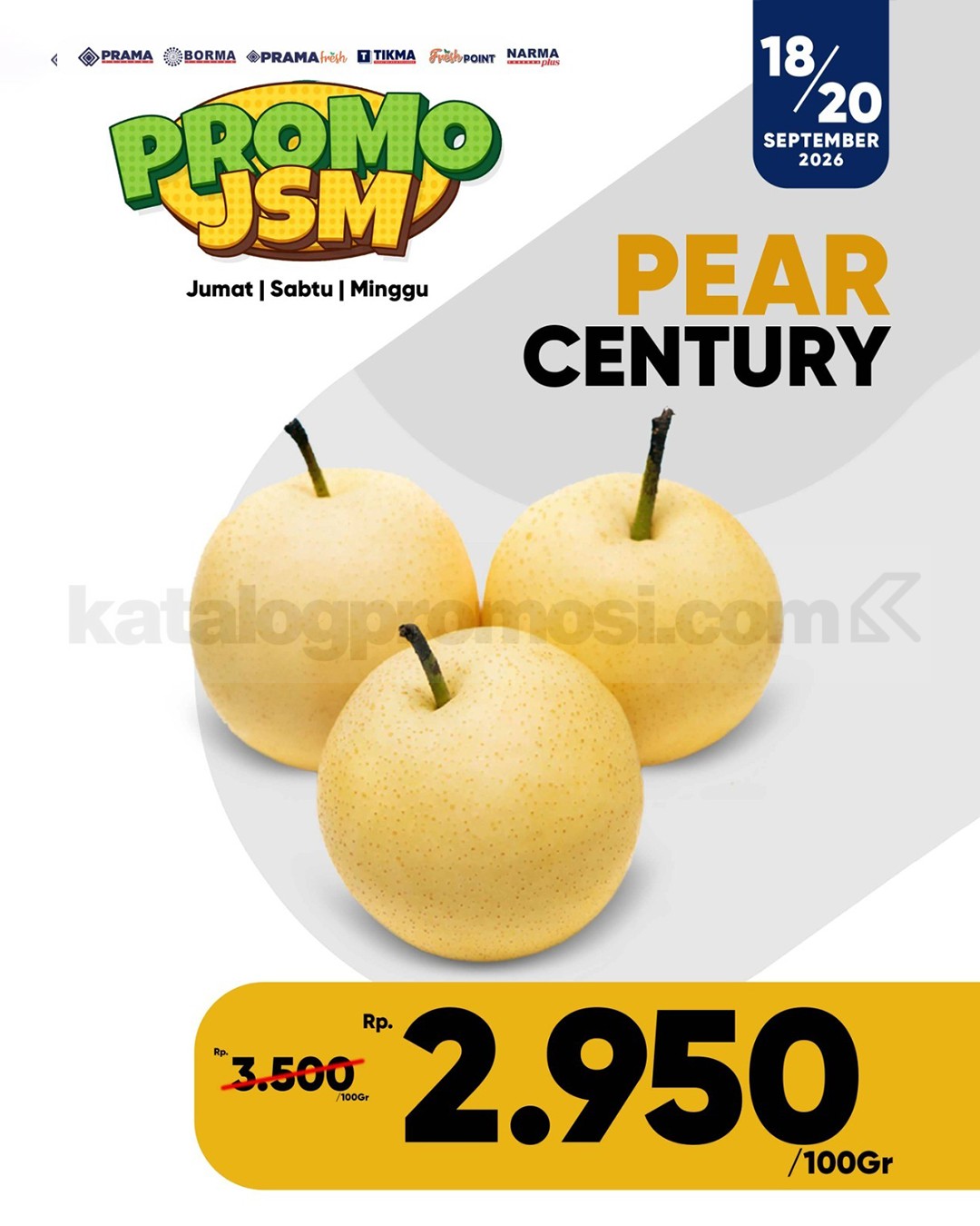 PROMO JSM Prama dan Borma 18-20 September 2026 PROMO JSM Prama dan Borma 18-20 September 2026 2