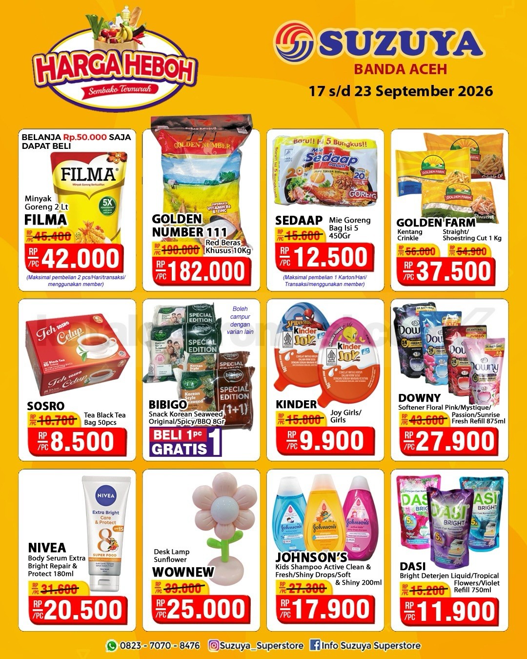Promo JSM SUZUYA SUPERSTORE 17-20 September 2026 Promo JSM SUZUYA SUPERSTORE 17-20 September 2026 2