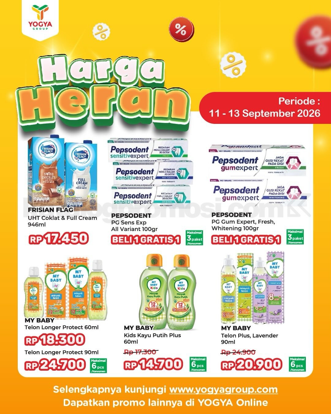 Promo JSM TOSERBA YOGYA HARGA HERAN 11-13 September 2026