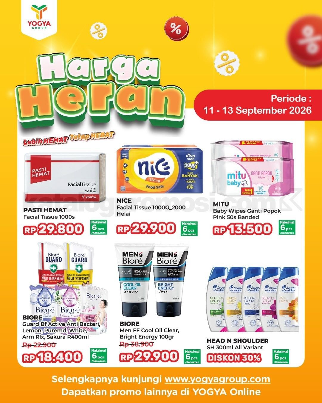 Promo JSM TOSERBA YOGYA HARGA HERAN 11-13 September 2026