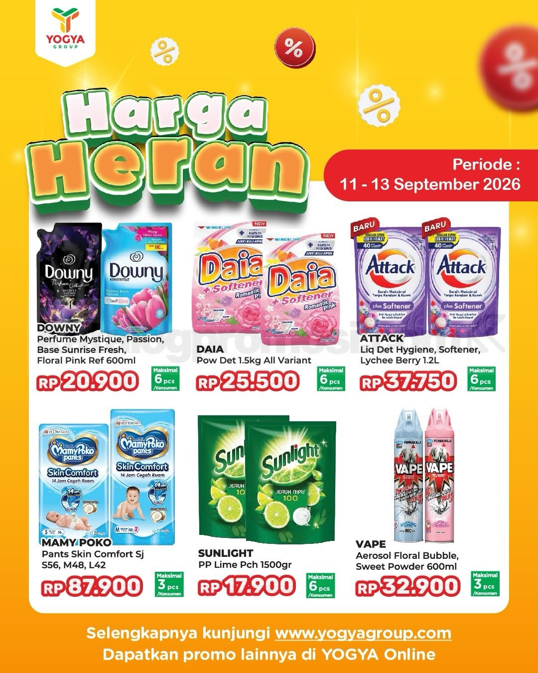 Promo JSM TOSERBA YOGYA HARGA HERAN 11-13 September 2026