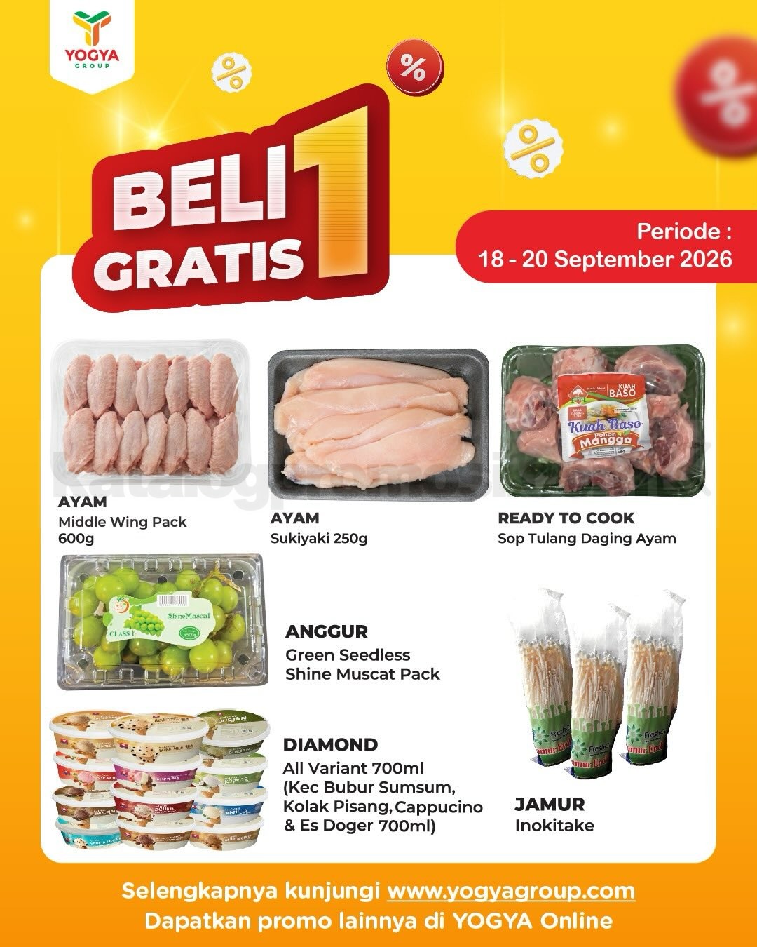 Promo JSM TOSERBA YOGYA HARGA HERAN 18-20 September 2026 Promo JSM TOSERBA YOGYA HARGA HERAN 18-20 September 2026 1