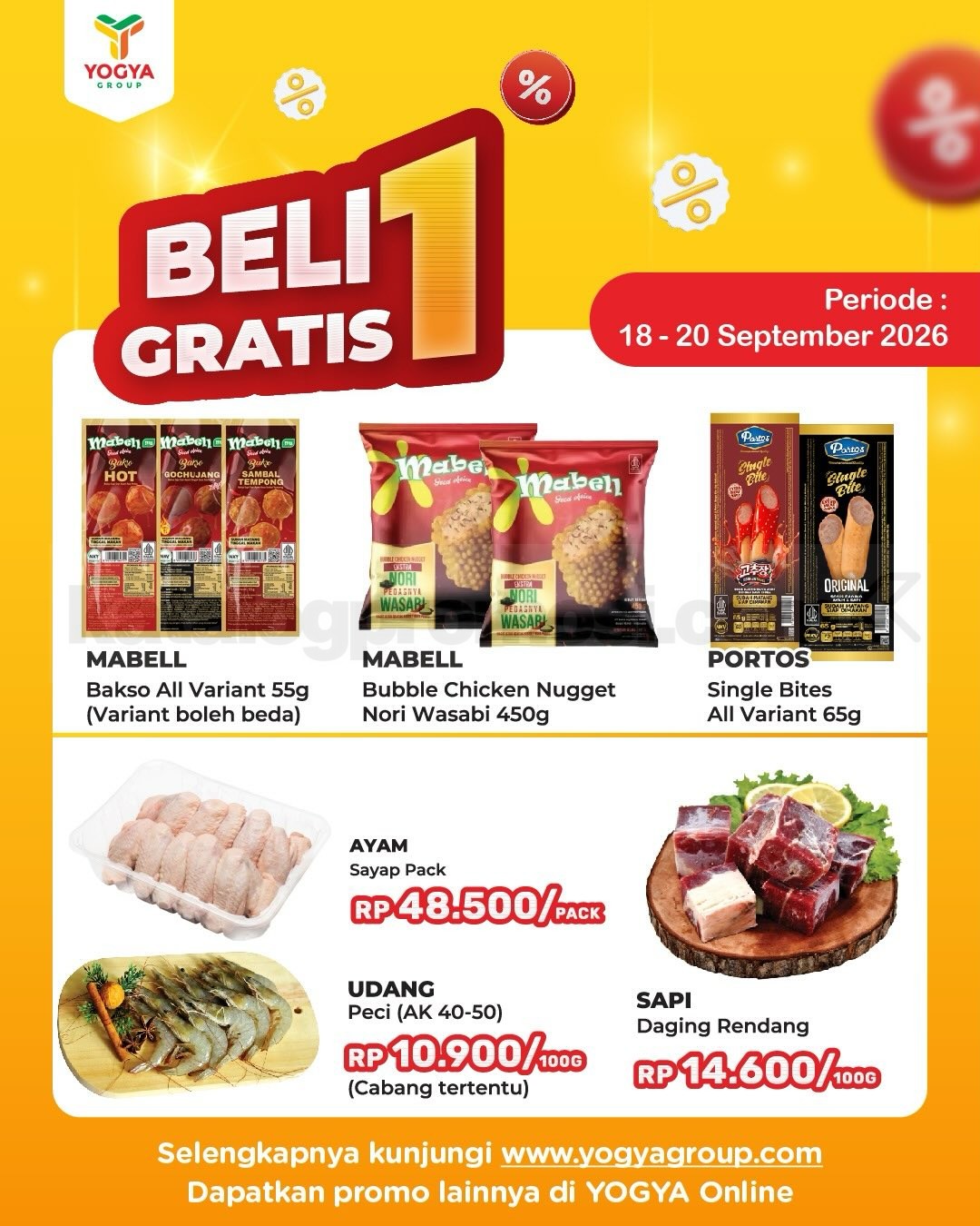 Promo JSM TOSERBA YOGYA HARGA HERAN 18-20 September 2026 Promo JSM TOSERBA YOGYA HARGA HERAN 18-20 September 2026 2