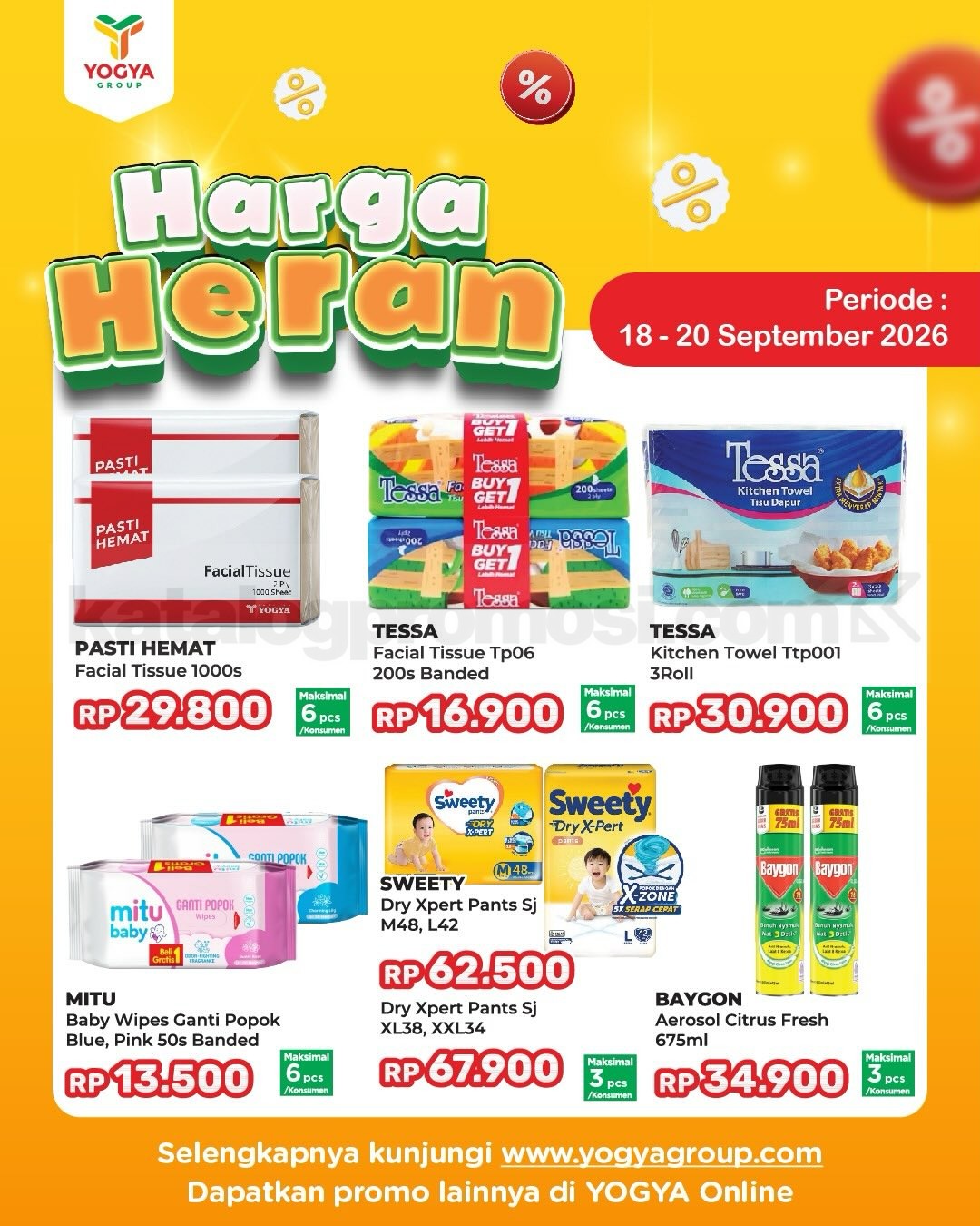 Promo JSM TOSERBA YOGYA HARGA HERAN 18-20 September 2026 Promo JSM TOSERBA YOGYA HARGA HERAN 18-20 September 2026 5