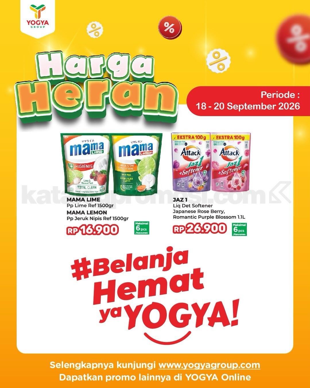 Promo JSM TOSERBA YOGYA HARGA HERAN 18-20 September 2026 Promo JSM TOSERBA YOGYA HARGA HERAN 18-20 September 2026 6