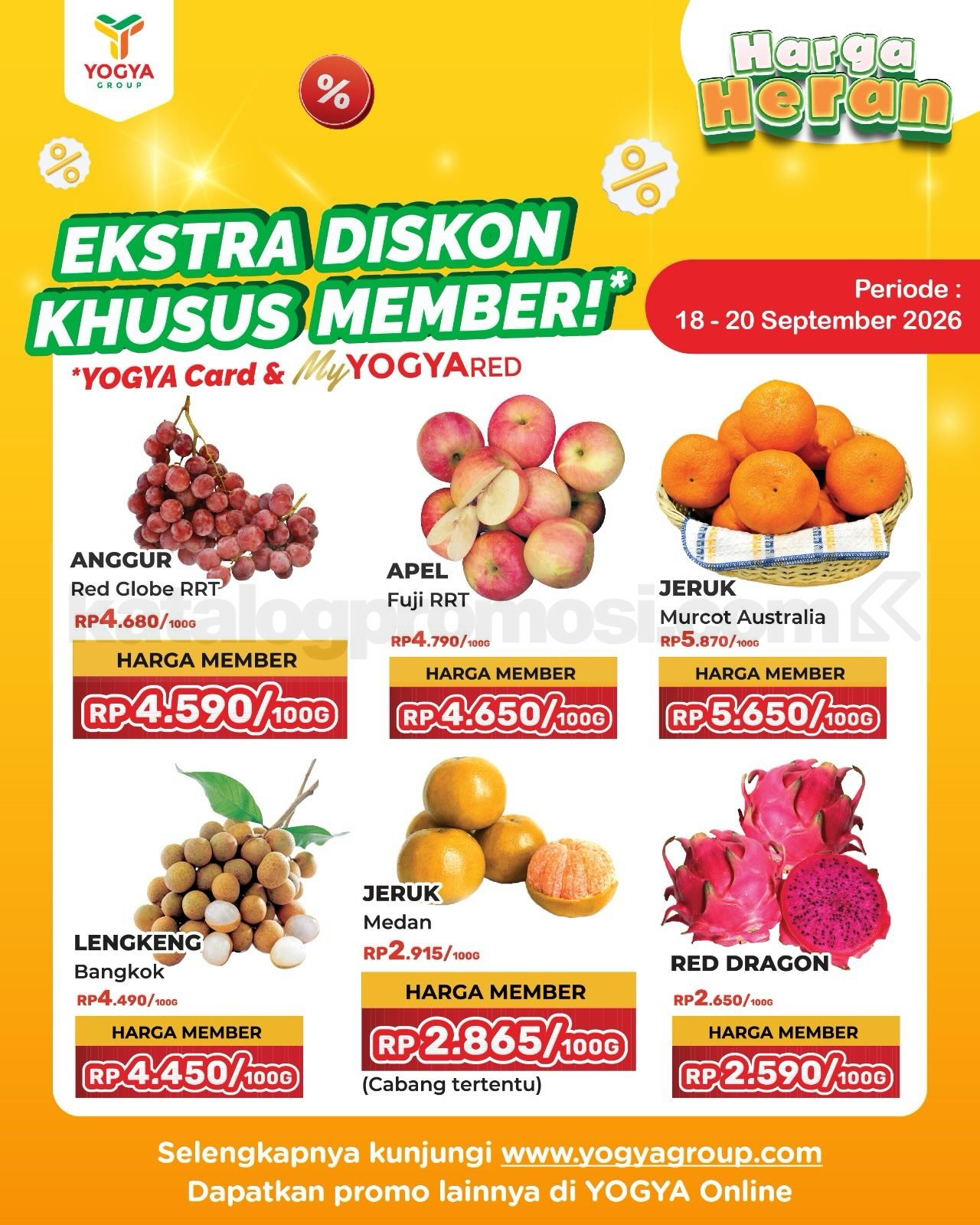 Promo JSM TOSERBA YOGYA HARGA HERAN 18-20 September 2026 Promo JSM TOSERBA YOGYA HARGA HERAN 18-20 September 2026 9
