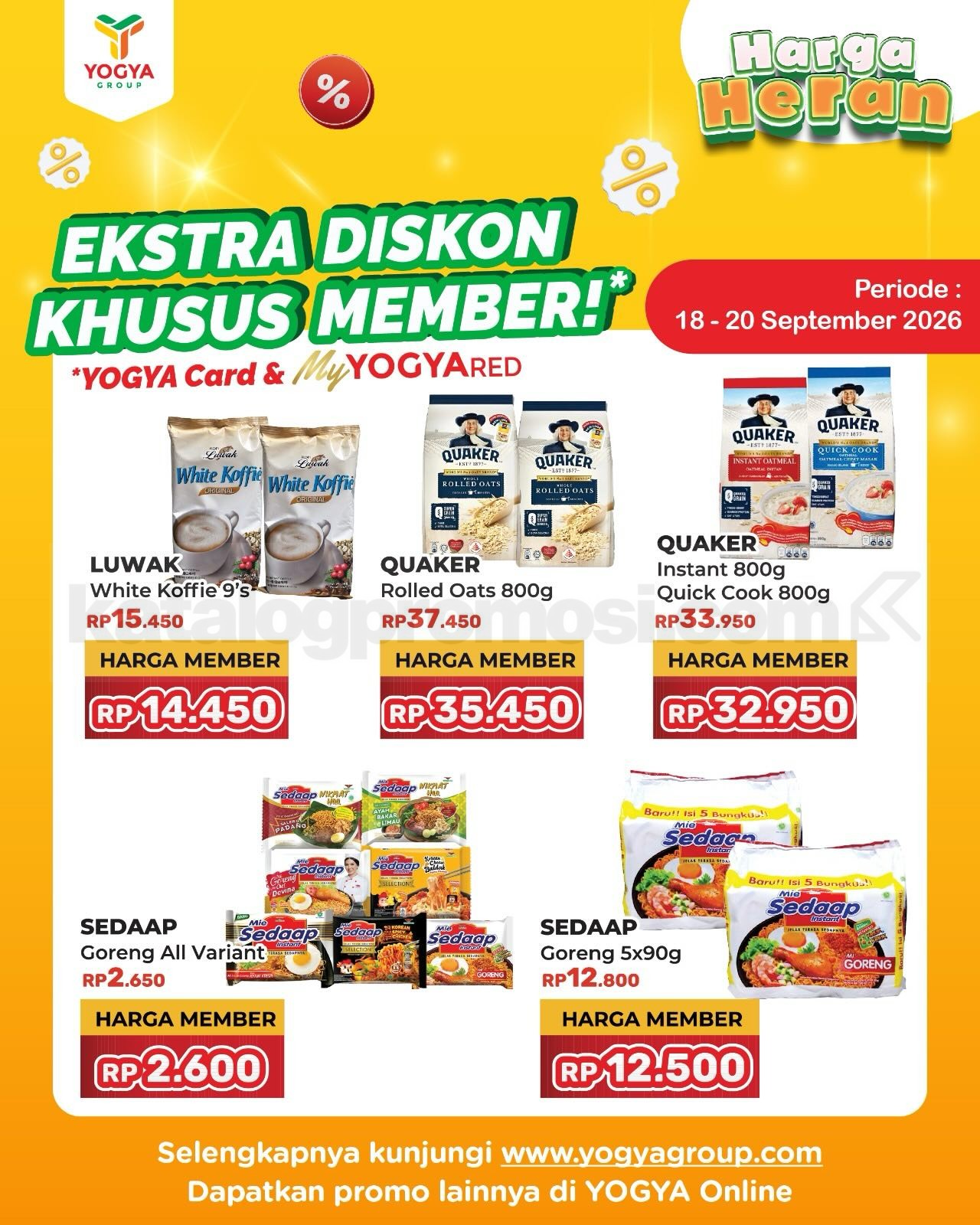 Promo JSM TOSERBA YOGYA HARGA HERAN 18-20 September 2026 Promo JSM TOSERBA YOGYA HARGA HERAN 18-20 September 2026 12