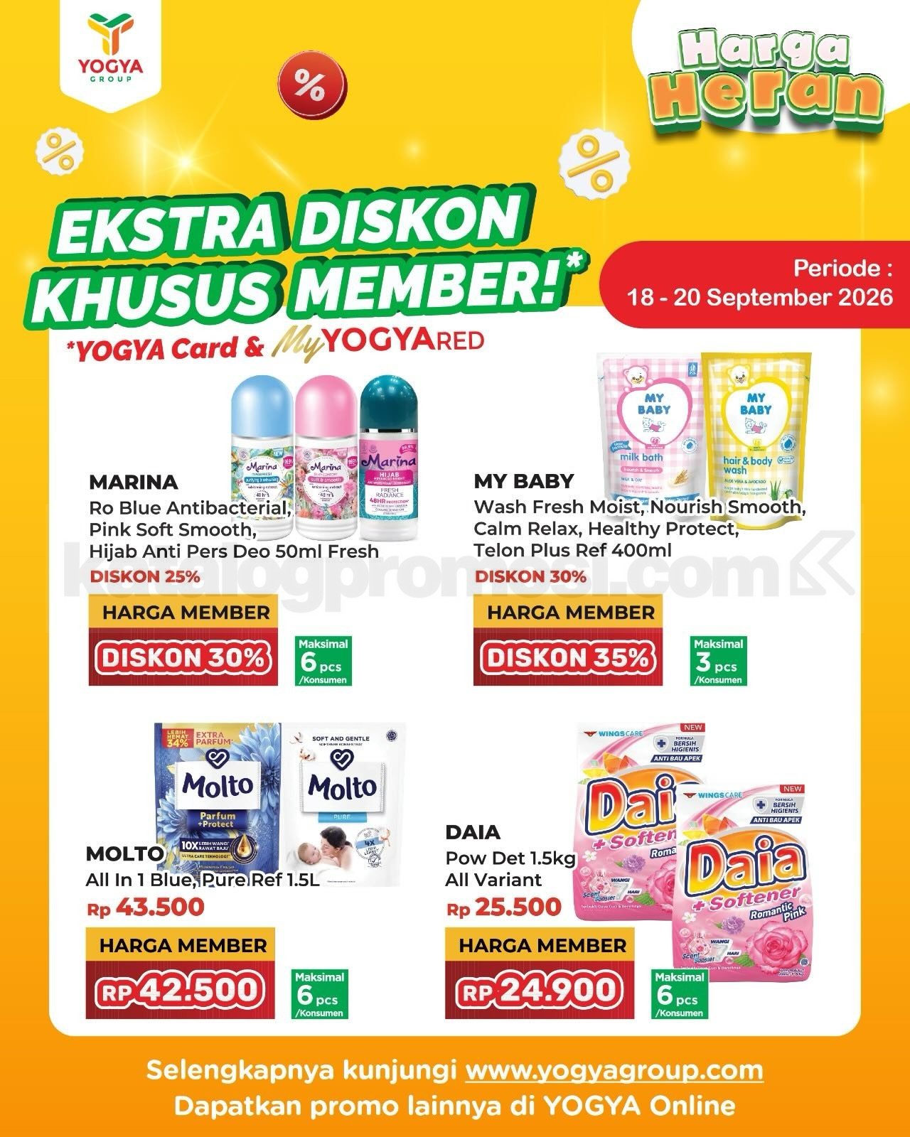Promo JSM TOSERBA YOGYA HARGA HERAN 18-20 September 2026 Promo JSM TOSERBA YOGYA HARGA HERAN 18-20 September 2026 14