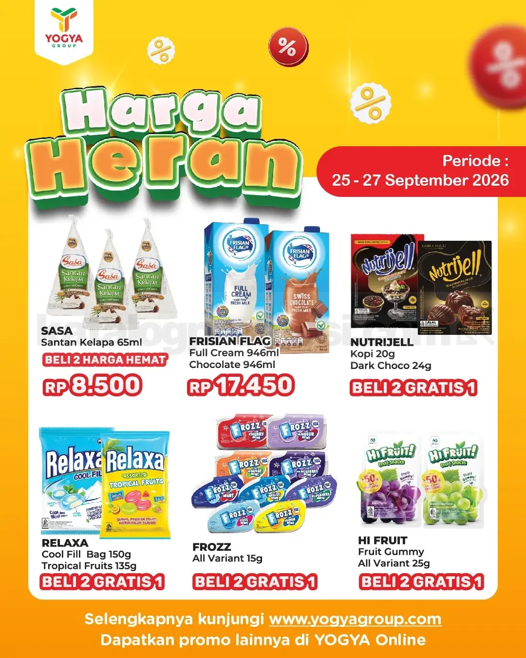 Promo JSM TOSERBA YOGYA HARGA HERAN 25-27 September 2026